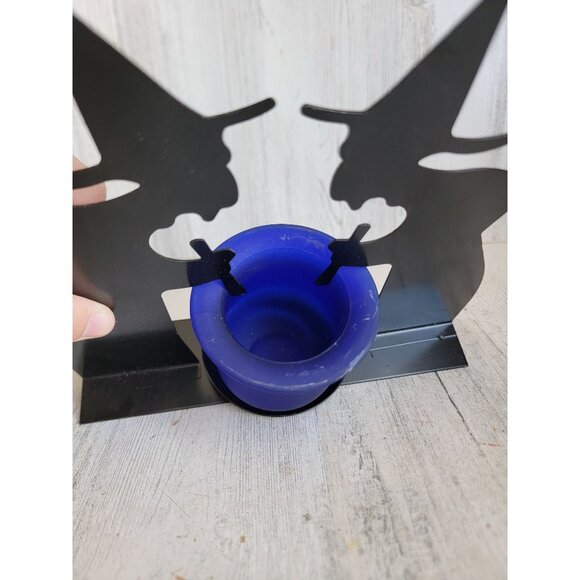 Metal witch brewing candle holder cauldron brewing unique Halloween - Picture 3 of 11